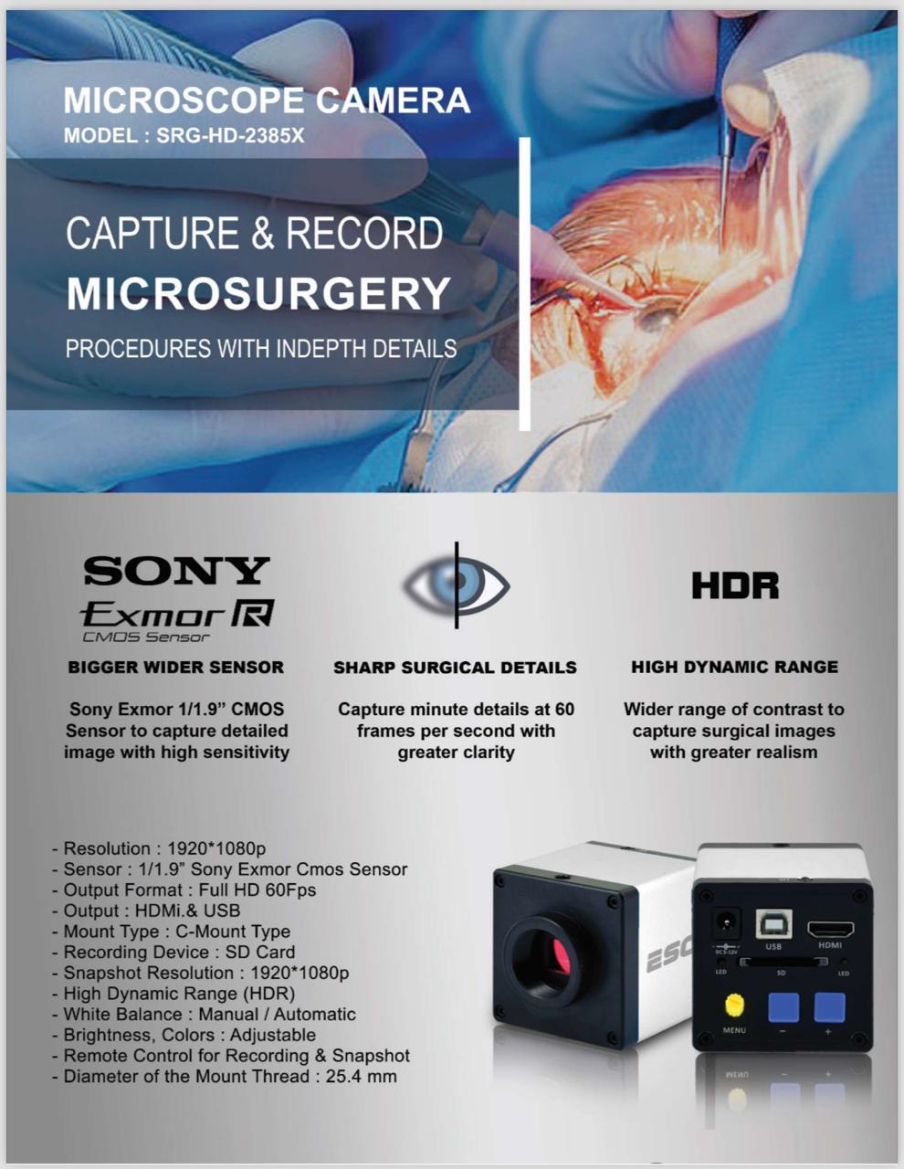 ANTERIOR SURGICAL RECORDING SYSTEM